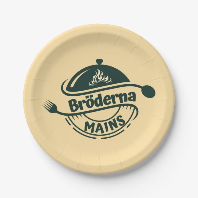 Assiettes En Carton Bröderna Mains (Devant)