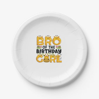 Assiettes En Carton Brother 1er anniversaire fille Giraffe Theme Party