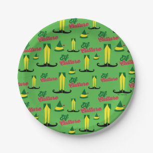 Assiettes En Carton Buddy l'Elfe   Elf Culture Motif