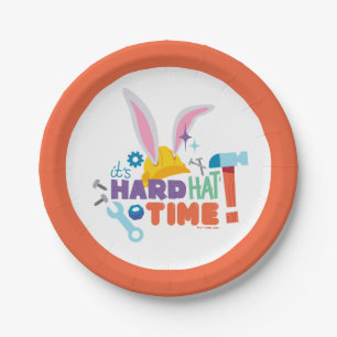 Assiettes En Carton BUGS BUNNY BUILDERS™ C'est l'heure du casque