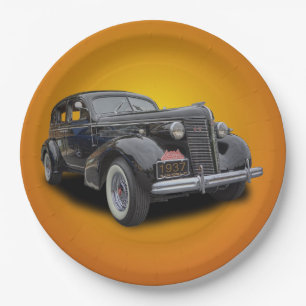 ASSIETTES EN CARTON BUICK 1937
