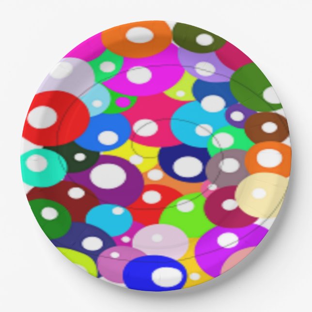 ASSIETTES EN CARTON BULLES (Devant)