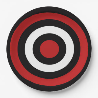 Assiettes En Carton Bull's Eye
