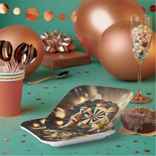 Assiettes En Carton Bullseye Burrow : Meerkat Dart League,