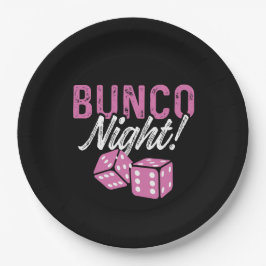 Assiettes En Carton Bunco Plates Bunco Night Party Décorations