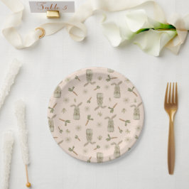 Assiettes En Carton Bunny de printemps