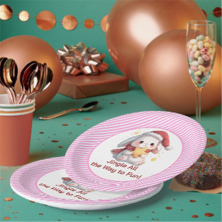 Assiettes En Carton Bunny with Star Cookie