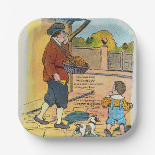 Assiettes En Carton Buns Hot-cross, Mère Goose Nursery Rhyme Photo