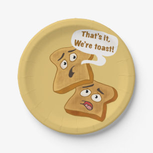 Assiettes En Carton C’est ça, on est Toast !