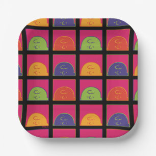 Assiettes En Carton cacahuètes   Art Pop moderne C'est Charlie Brown