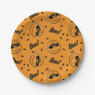 Assiettes En Carton cacahuètes Charlie Brown Boo ! Motif