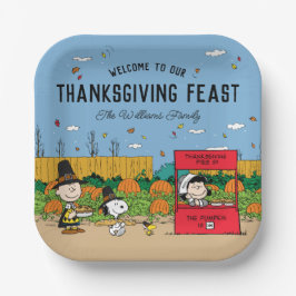 Assiettes En Carton cacahuètes | Charlie Brown Thanksgiving Ajouter Vo