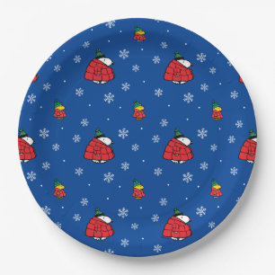 Assiettes En Carton cacahuètes   Veste Snoopy Red Puffer
