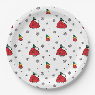 Assiettes En Carton cacahuètes   Veste Snoopy Red Puffer