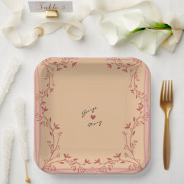 Assiettes En Carton Cadre 