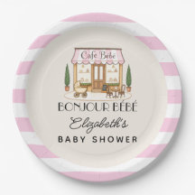 Café Français Paris Bébé Fille Baby Shower