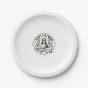 Assiettes En Carton Calendrier de Jésus Grâce quotidienne Calendrier d