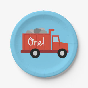 Assiettes En Carton Camions Voitures Cute 1er Anniversaire Fête Thèm