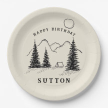 Camping d'anniversaire personnalisé