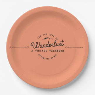 Assiettes En Carton Camping d'aventure d'envie de voyager