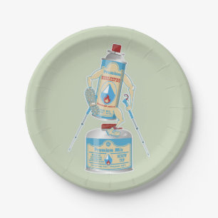 Assiettes En Carton Camping gaz caniseurs drôle randonnée
