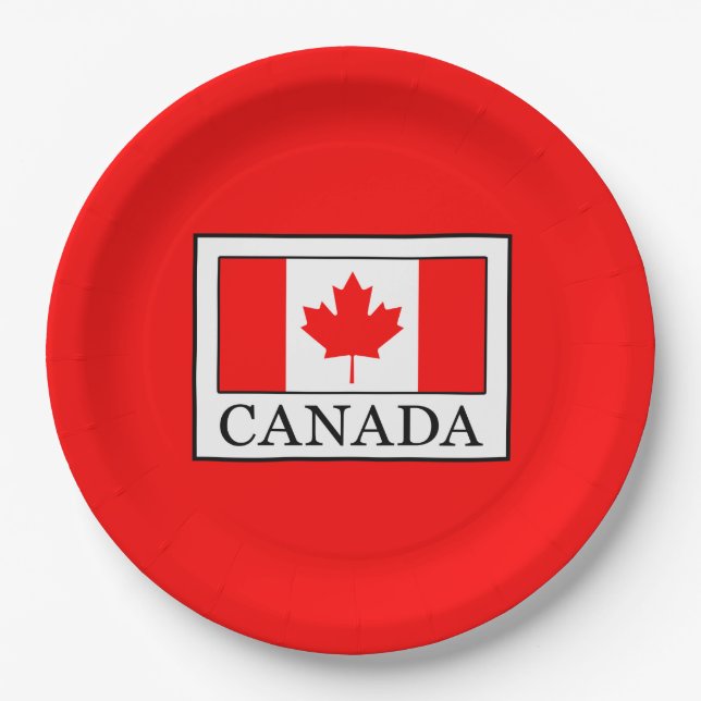 Assiettes En Carton Canada (Devant)