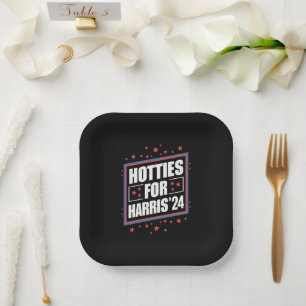 Assiettes En Carton Canonnes pour Kamala Harris