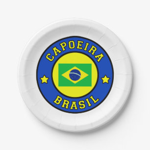 Assiettes En Carton Capoeira Brasil