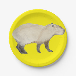 Assiettes En Carton Capybara