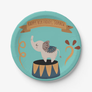 Assiettes En Carton Carnaval de Cute Pastel Thème d'anniversaire