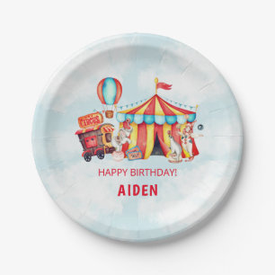 Assiettes En Carton Carnival Cirque Big Top Anniversaire