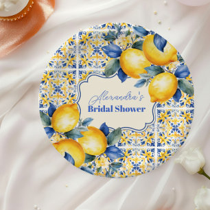 Assiettes En Carton Carrelage italien méditerranéen & Fête des mariées