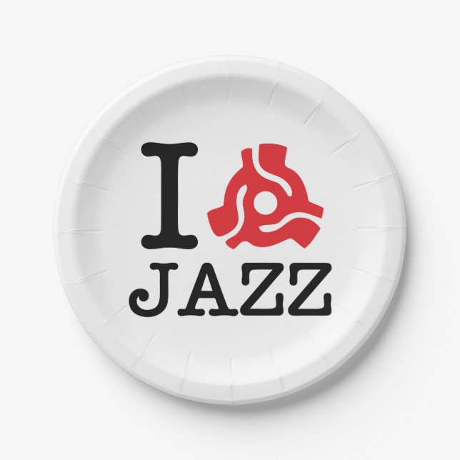 Assiettes En Carton Carte I 45 Jazz (Devant)