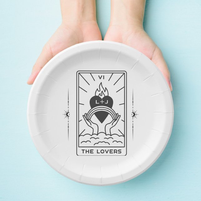 Assiettes En Carton Cartes Tarot | FÊTE DES MARIÉES | MARIAGE | Tarot  (Créateur téléchargé)