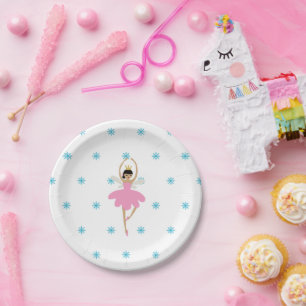 Assiettes En Carton Casse-noisette Ballet Ballerina Fée Illustration
