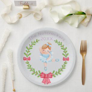 Assiettes En Carton Casse-Noisette Fée Dragée Noël