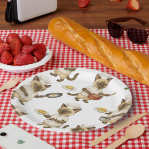 Assiettes En Carton Cat Chef is cuisine Breakfast