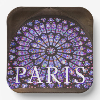 Assiettes En Carton Cathédrale Notre-Dame | Paris, France