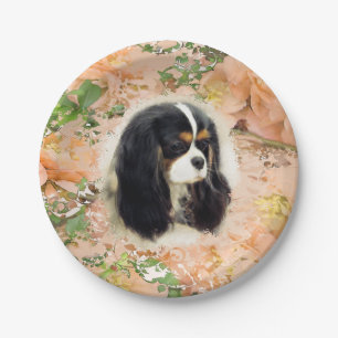 Assiettes En Carton Cavalier King Charles Spaniel - Tri, Plaque