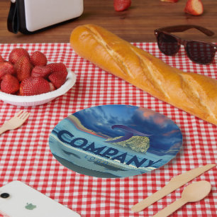 Assiettes En Carton Célébrez le logo de l'entreprise sur mesure