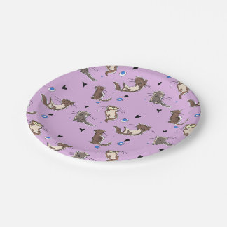 Assiettes En Carton Célébrons avec notre loutre d'ami !