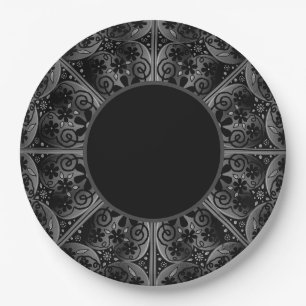Assiettes En Carton Céramique noir
