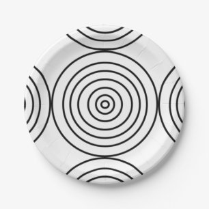Assiettes En Carton Cercles d'orthographe