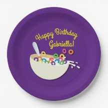 Cereal Bowl Enfants Slepover Anniversaire fête mig