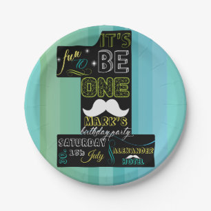 Assiettes En Carton C'EST AMUSANT D'ÊTRE UNE Plaque Papier D'Anniversa