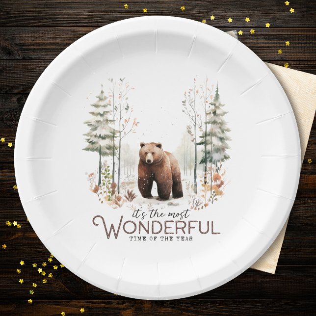 Assiettes En Carton C'est le moment le plus merveilleux de l'année, Ou (Créateur téléchargé)