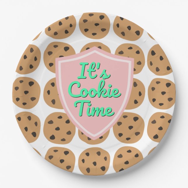 Assiettes En Carton C'est l'heure des biscuits Troop Beverly Hills (Devant)