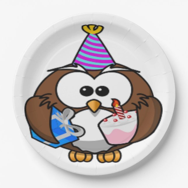 ASSIETTES EN CARTON "C'EST MON ANNIVERSAIRE" (Devant)