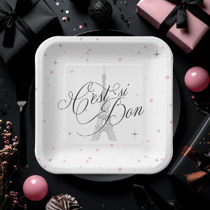 Assiettes En Carton C'est si Bon Parisian Sweet 16 ID1162