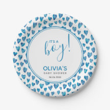 C'est un garçon Baby shower amour coeur